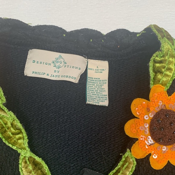 Vintage Design Options by Philip & Jane Gordon Cardigan Appliqué and Embroidery - Picture 9 of 12